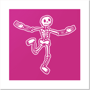 Skeleton Hug {DARK shirts} Posters and Art